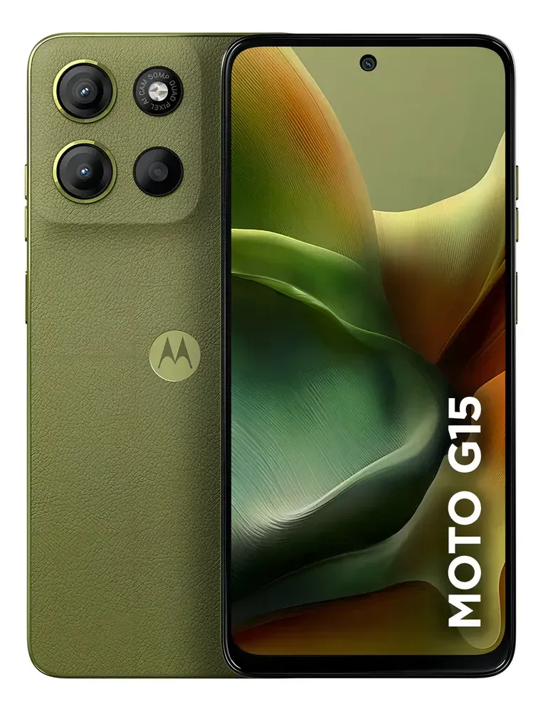 Celular Motorola Moto G15 cinza