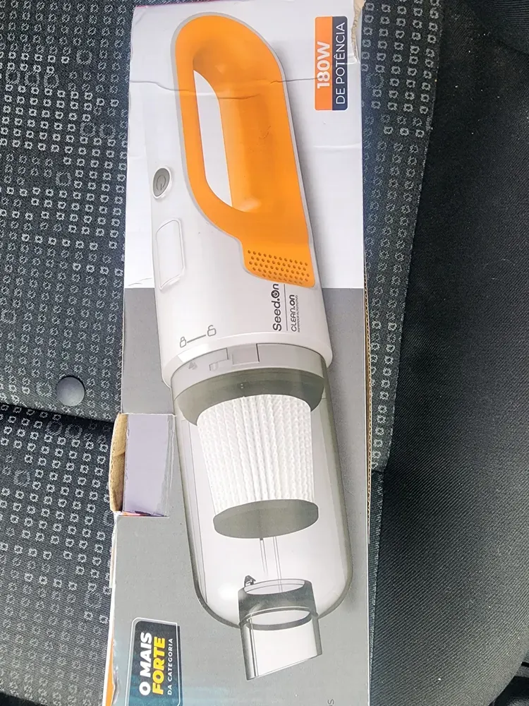 Aspirador de pó automotivo portátil 180W com filtro HEPA